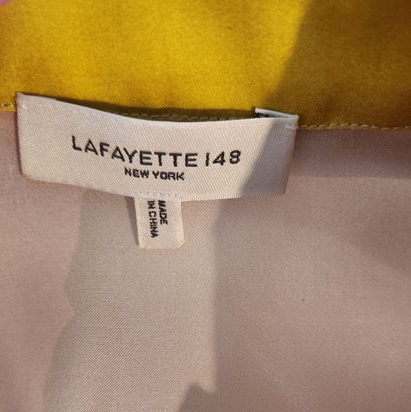 Lafayette 148 Oversized Printed Silk-satin Shirt-pink - Picture 2 of 11